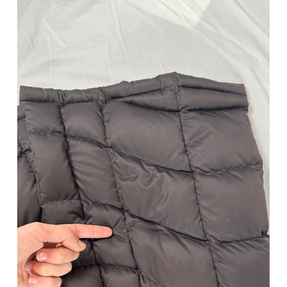 Patagonia Women Down Long Puffer Coat downtown Loft chocolate Brown Sz M Hooded - Picture 7 of 16